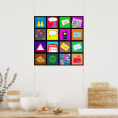 Hintergrundbild Poster (Küche)