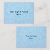 Hintergrundbild TEXTURE - blau Visitenkarte (Vorne/Hinten)