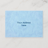 Hintergrundbild TEXTURE - blau Visitenkarte (Rückseite)