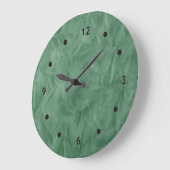 Hintergrundbild TEXTURE - dreckig grün Große Wanduhr (Winkel)