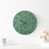 Hintergrundbild TEXTURE - dreckig grün Große Wanduhr (Zuhause)