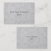 Hintergrundbild TEXTURE - grau Visitenkarte (Vorne/Hinten)