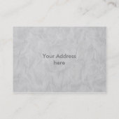Hintergrundbild TEXTURE - grau Visitenkarte (Rückseite)