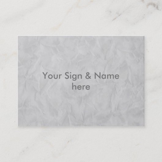 Hintergrundbild TEXTURE - grau Visitenkarte (Vorderseite)