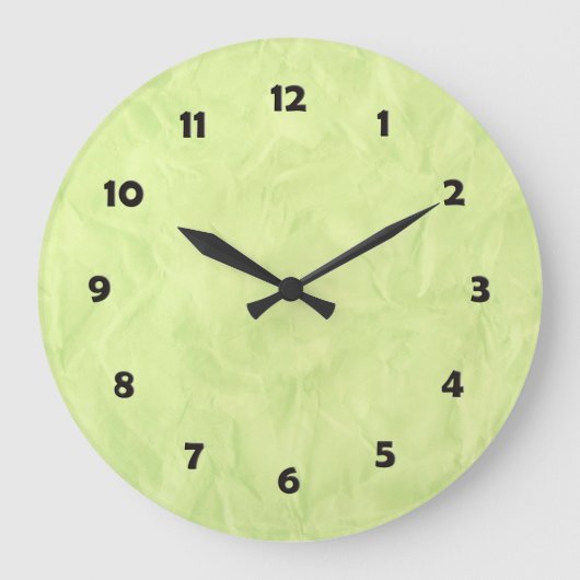Hintergrundbild TEXTURE - grün Große Wanduhr (Vorderseite)
