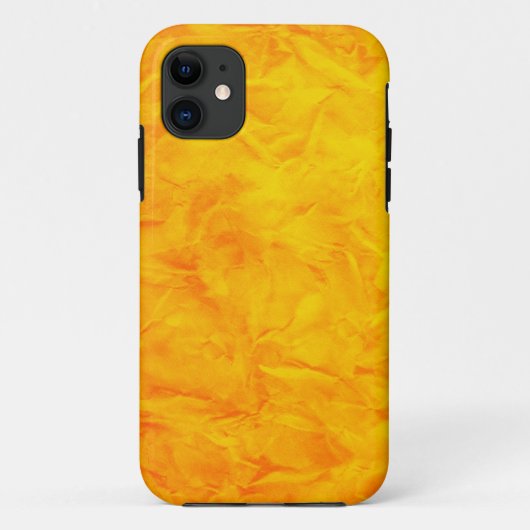 Hintergrundbild TEXTURE - orangegelb Case-Mate iPhone Hülle (Rückseite)