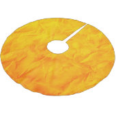 Hintergrundbild TEXTURE - orangegelb Polyester Weihnachtsbaumdecke (Schrägansicht)