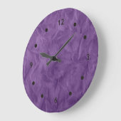 Hintergrundbild TEXTURE - schmutzige violette Farb Große Wanduhr (Winkel)
