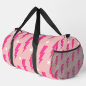 Hintergrundbild Y2K Muster in Star Pink Duffle Bag (Rechte Ecke)