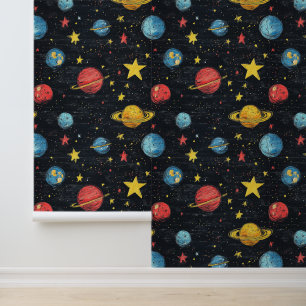 Hintergrundbilder zur Weltraumforschung mit Retroä Tapete