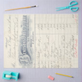 Hintergrundblatt des Drugstore Junk Journal Seidenpapier (Basteln)