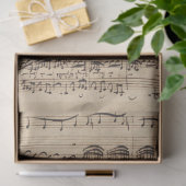 Hintergrundblatt des Musikblattes Seidenpapier (Geschenk)