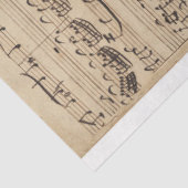 Hintergrundblatt des Musikblattes Seidenpapier (Ausschnitt)