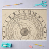 Hintergrundblatt für das astrologische Junk-Journa Seidenpapier (Basteln)