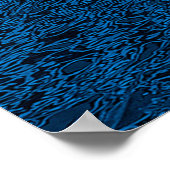 Hintergrundblau Poster (Ecke)