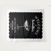 Hintergrundcocktail am Rand des Junggeselinnen-Abs Wandteppich (Vorderseite (Horizontal))