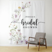 Hintergrunddekor für Wildblume-Brautparty Wandteppich (Beispiel)