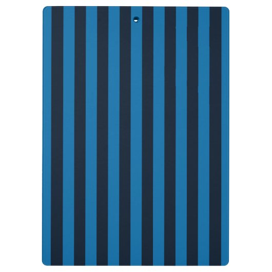 Hintergrunddekor mit blauen vertikalen Streifen Klemmbrett (Rückseite)