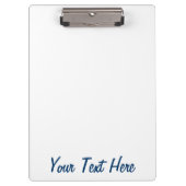 Hintergrunddekor mit blauen vertikalen Streifen Klemmbrett (Vorderseite)