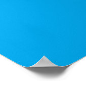 Hintergrunddekor von Sky Blue Color Poster (Ecke)