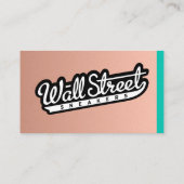 Hintergründe der gebürsteten Kupferkarte Visitenkarte (Rückseite)