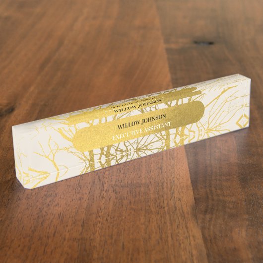 Hintergründe der Muster-Ränder aus Gold Treppen Namensplakette (Seite)