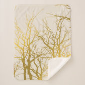 Hintergründe der Muster-Ränder aus Gold Treppen Sherpadecke (Vorderseite)