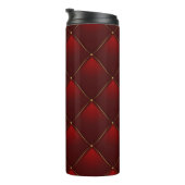 Hintergründe des gequilten Red Gold Thread Thermosbecher (Nach rechts gedreht)