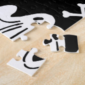Hintergründe des Handzeichens Halloween Puzzle (Seite)