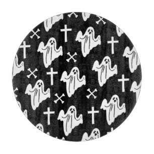 Hintergründe des Handzeichens Halloween Schneidebrett