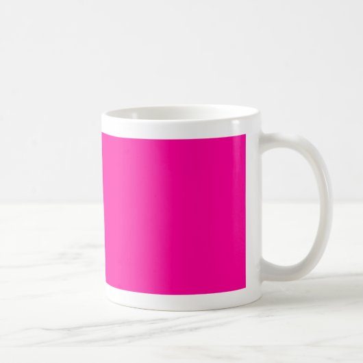 Hintergrundfarbe 2009 Fuchsia Magenta Hot Pink Kaffeetasse (Rechts)