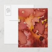 Hintergrundfarbe 3 postkarte (Vorne/Hinten)