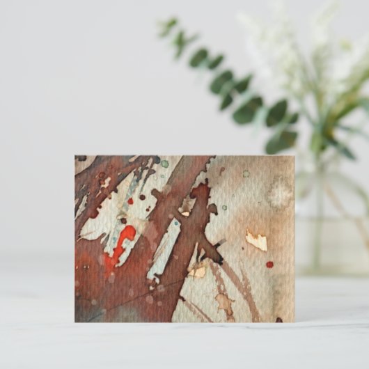 Hintergrundfarbe 5 postkarte (Stehend Vorderseite)