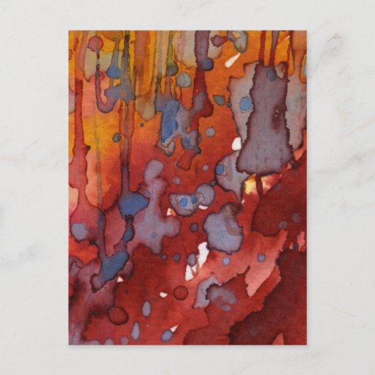Hintergrundfarbe 7 postkarte (Vorderseite)