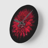 Hintergrundfarbe Blume Nr. 45 Runde Wanduhr (Winkel)