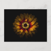 Hintergrundfarbe Blume Nr. 69 Postkarte (Vorderseite)