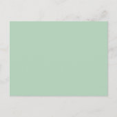 Hintergrundfarbe - Celadon Postkarte (Vorderseite)