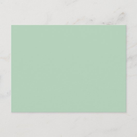 Hintergrundfarbe - Celadon Postkarte (Vorderseite)