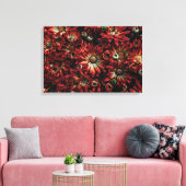 Hintergrundfarbe der Blume Nr. 88 Leinwanddruck (Insitu (Wohnzimmer))
