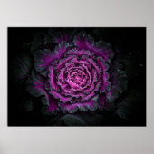 Hintergrundfarbe der Blume Nr. 99 Poster (Vorne)