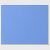 Hintergrundfarbe der Cornflower Light Blue Solid T Geschenkpapier (Flach)