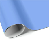 Hintergrundfarbe der Cornflower Light Blue Solid T Geschenkpapier (Rolleneckpunkt)
