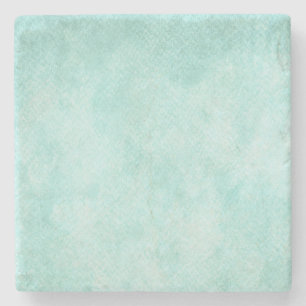 Hintergrundfarbe des hellblauen grünen Aquarellpa Steinuntersetzer