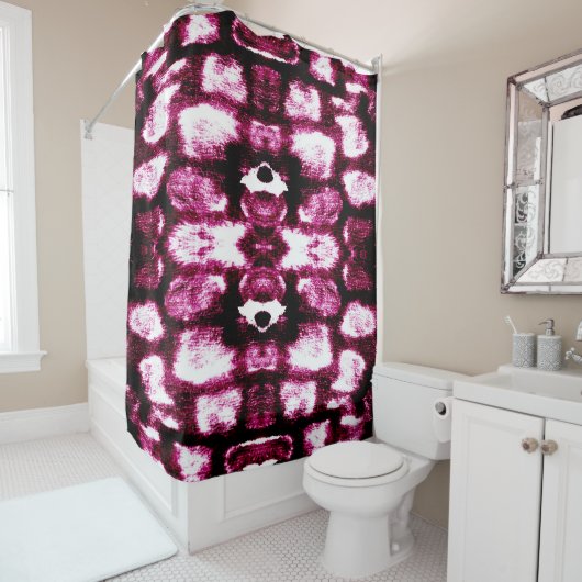 Hintergrundfarbe Farbe. Aquarelle Art. Flüssigfarb Duschvorhang (Beispiel)