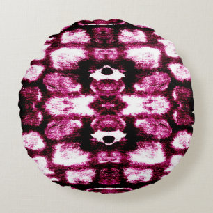 Hintergrundfarbe Farbe. Aquarelle Art. Flüssigfarb Rundes Kissen