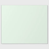 Hintergrundfarbe für Honeydew Light Green Solid Tr Geschenkpapier (Flach)