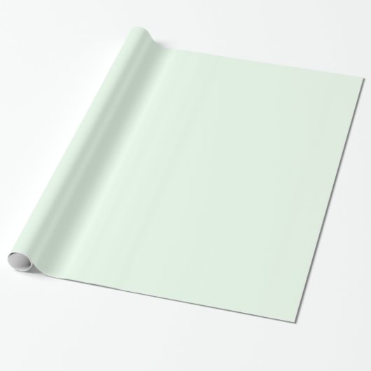 Hintergrundfarbe für Honeydew Light Green Solid Tr Geschenkpapier (Ungerollt)