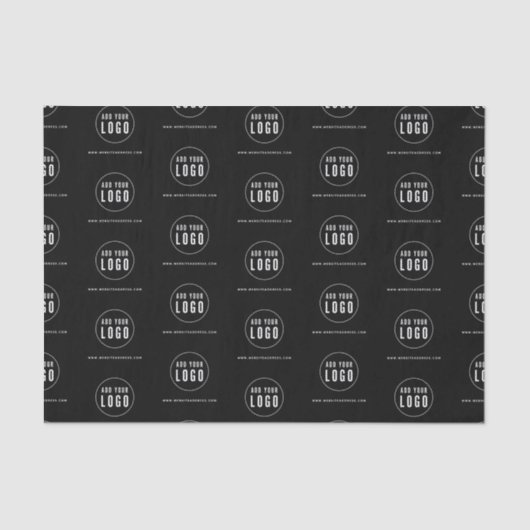 Hintergrundfarbe für Logo und Website hinzufügen Seidenpapier (Vorderseite)