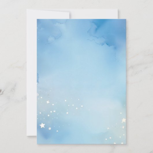 Hintergrundfarbe für nächtliche Sterne Einladung (Vorderseite)