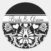 Hintergrundfarbe für weißes, florales Material Runder Aufkleber (Vorderseite)